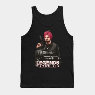 Sidhu Moose Wala: Legend Never Die Tank Top